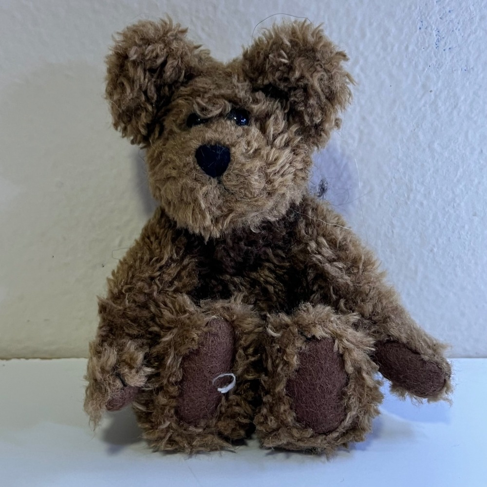Boyds Collection 5in J.B. Bean Series‎ Teddy Bear Brown Shaggy Plush 1988-1999